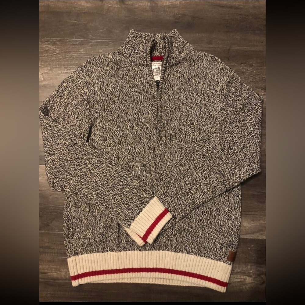 Roots Cabin Quarter Zip Sweater